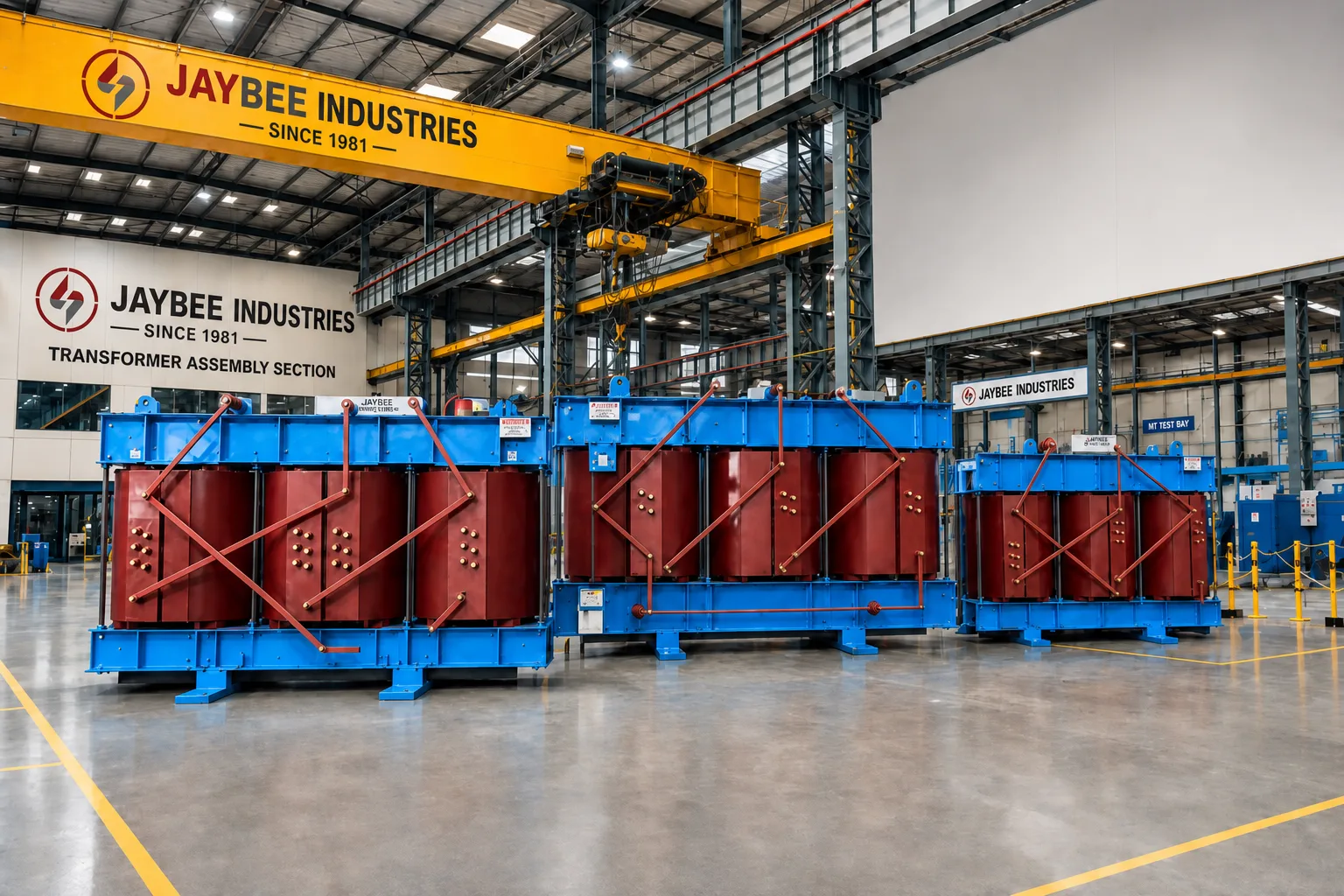 Dry Type Transformers manufactured by Jaybee Industries