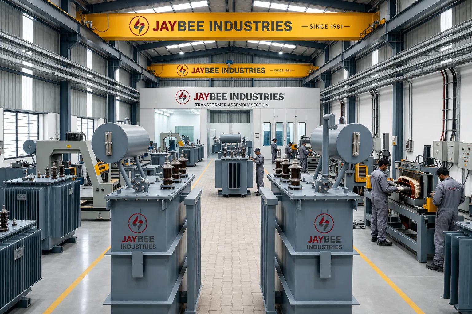 Jaybee transformer assembly section